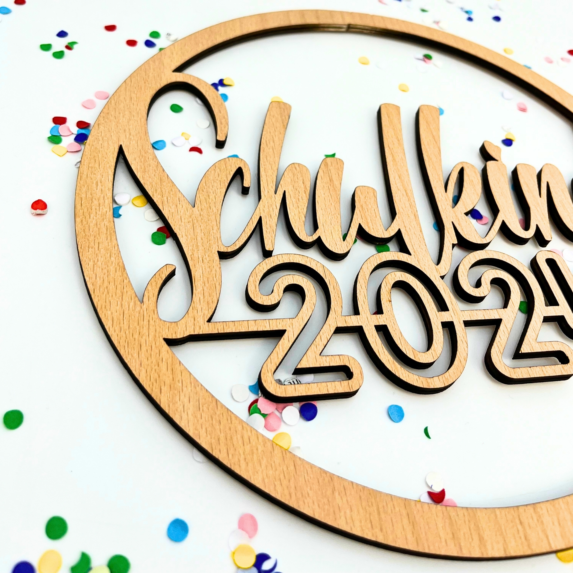 Schulkind 2024 Holzschild Deko | Schulanfang Schuleinführung